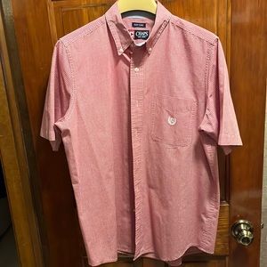 Chaps Easy Care Short Sleeve Shirt. Mens Medium. Like New